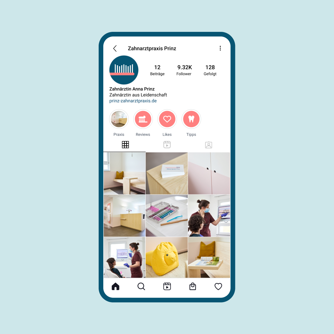 zahnarztpraxis-prinz-social-media-instagram